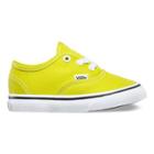 Vans Shoes Toddlers Authentic (sulphur Spring/true White)