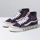 Vans Summer Leaf Sk8-hi 138 Decon Sf (black Plum/mysterioso)