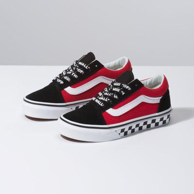 Vans Kids Logo Pop Old Skool (black/true White)