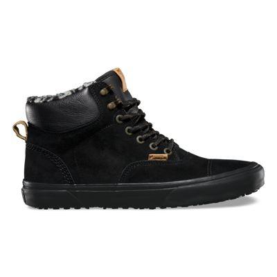 Vans Mens Shoes Skate Shoes Mens Shoes Mens Sandals Pig Suede Fleece Era Hiker Mte Ca (black/black)
