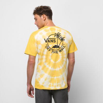 Vans Mini Dual Palm Tie Dye T-shirt (yolk Yellow/antique White)
