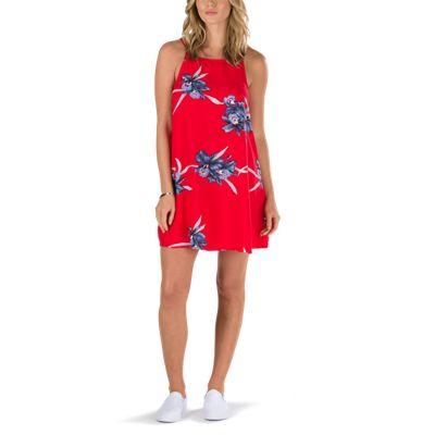 Vans Marie Dress (tomato Hawaiian)
