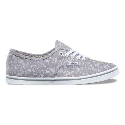 Vans Marled Canvas Authentic Lo Pro (frost Gray/true White)