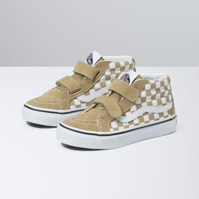 Vans Kids Checkerboard Sk8-mid Reissue V (cornstalk)