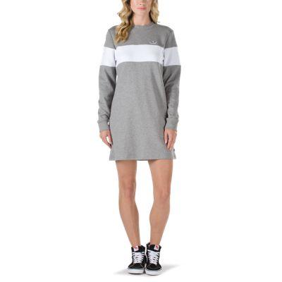 Vans Wild Bunch Sweatshirt Dress (grey Heather)