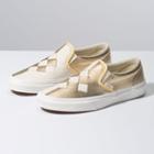 Vans Woven Leather Slip-on (brushed Gold/snow White)