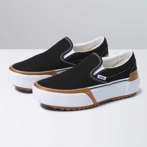 Vans Slip On Stacked (black/white)