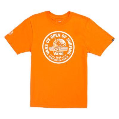 Vans Boys 2018 Vuso Lock Up Short Sleeve T-shirt (flame)