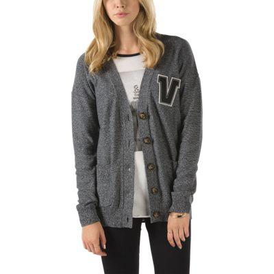 Vans Mens Shoes Skate Shoes Mens Shoes Mens Sandals Psychpop Cardigan Sweater (white Sand/black) Womens Sweatshirts