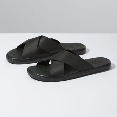 Vans X Former La Costa Lite X Slide (leather/black)