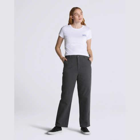 Vans Breana Geering Skate Wide Leg Pant (asphalt)