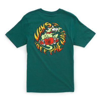 Vans Boys Leaping Lizard T-shirt (vans Trekking Green)