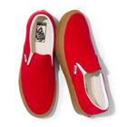 Vans Customs Racing Red Gum Sole Slip-on (customs)