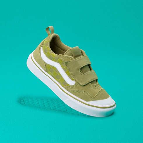 Vans Kids Comfycush New Skool V (safe Space Olive)