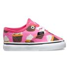Vans Toddlers Late Night Authentic (hot Pink/cupcakes)