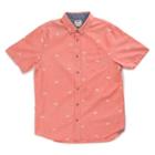 Vans Houser Ss Buttondown Shirt (cherry Tomato Washed Up)