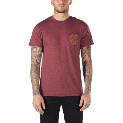 Vans Colby Girl Pocket T-shirt (burgundy Heather)