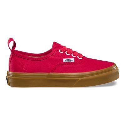 Vans Kids Authentic Elastic Lace (crimson/gum)