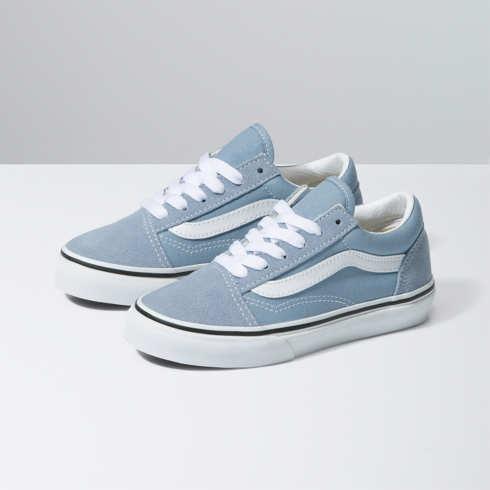 Vans Kids Old Skool (color Theory Ashley Blue)