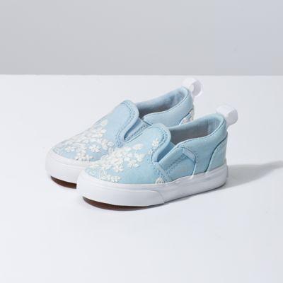 Vans Toddler Floral Mesh Asher V (cool Blue)