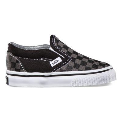 Vans Toddlers Checkerboard Slip-on (black/pewter)