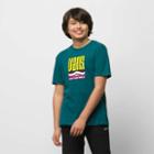 Vans Kids Vans Maze T-shirt (deep Teal)