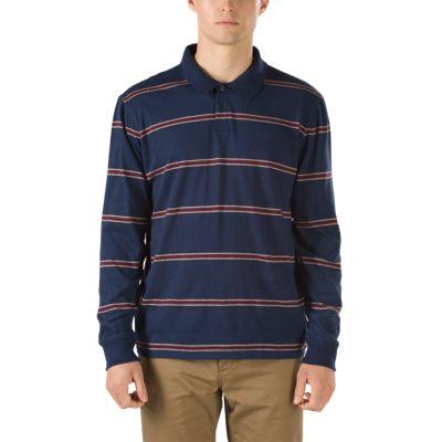 Vans Arden Long Sleeve Polo Shirt (dress Blues)