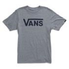 Vans Boys Vans Classic T-shirt (heather Grey-dress Blues)