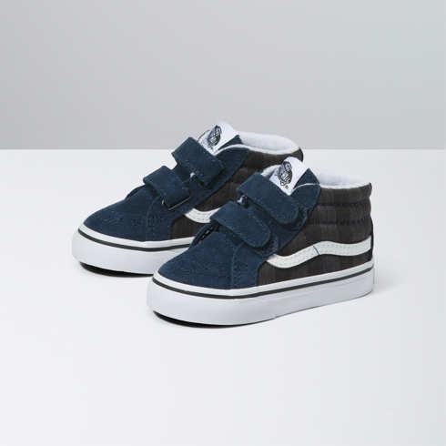 Vans Toddler Suiting Sk8-mid Reissue V Shoe (navy/graphite)