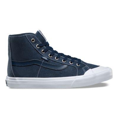 Vans Black Ball Hi Sf (washed Dress Blues)
