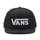 Vans Drop V Snapback Hat (black-white)