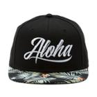 Vans Hawaii Greeting Snapback Hat (black Decay Palm)