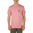 Vans Vintage Mini Palm T-shirt (rose Tan-blue Mirage)