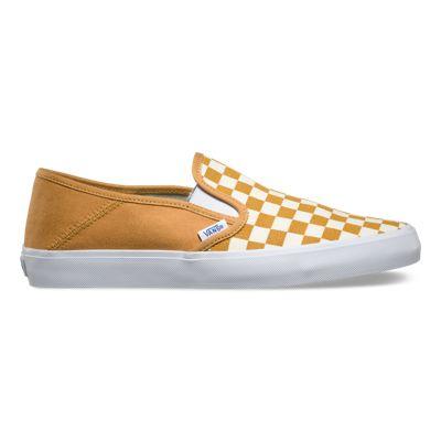 Vans Slip-on Sf (checkerboard Spruce Yellow)