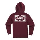 Vans Boys Vans Logo Quarter Zip Sweatshirt (port Royale)