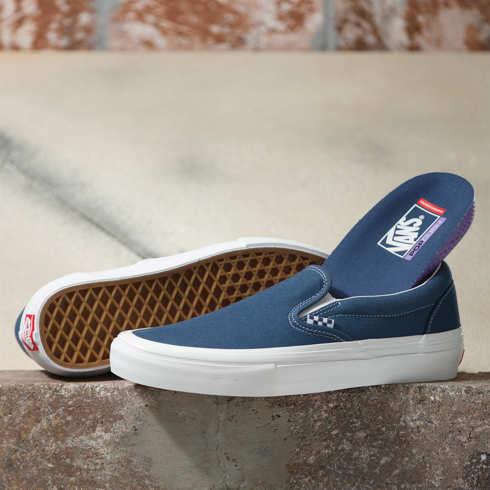 Vans Wrapped Skate Slip-on (dark Denim)