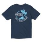 Vans Boys Mini Dual Palm T-shirt (dress Blues)