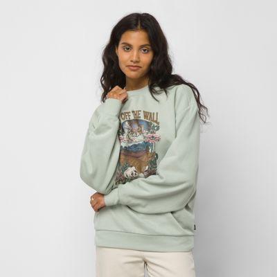 Vans Golden Trip Oversized Pullover Crew (desert Sage)