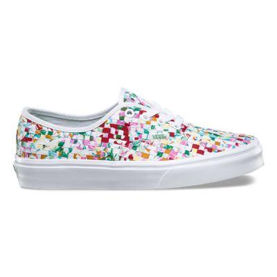 Vans Woven Textile Authentic Dx (multi Color/green)