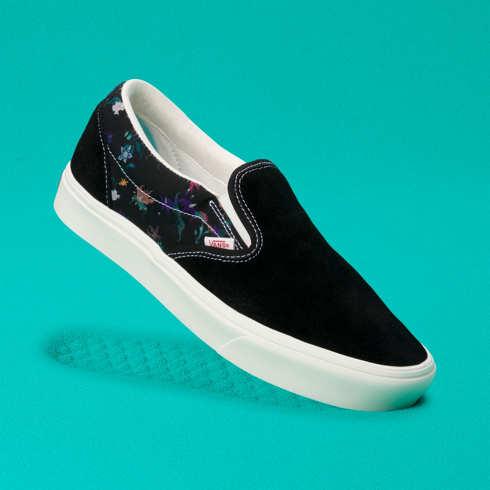 Vans Comfycush Slip-on (fatal Floral Black)
