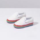 Vans Toddler Shearling Classic Slip-on (rainbow/true White)