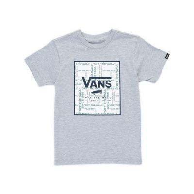 Vans Little Kids Print Box T-shirt (athletic Heather/all Over Off The Wall)