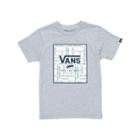 Vans Little Kids Print Box T-shirt (athletic Heather/all Over Off The Wall)