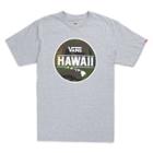 Vans Makai Fill Front T-shirt (athletic Heather-peace Leaf Camo)