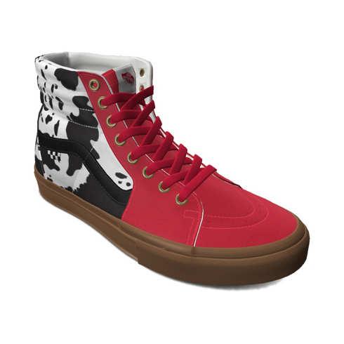 Vans Customs Cow Print Skate Sk8-hi (customs)