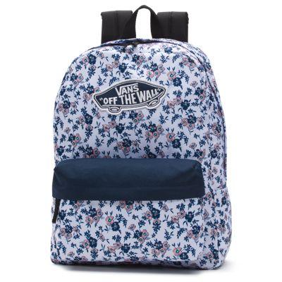 Vans Realm Backpack (white Ditsy Blooms)