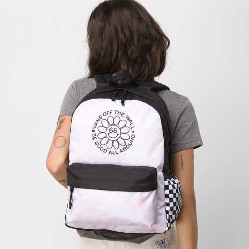 Vans Street Sport Realm Tie-dye Backpack (cradle Pink Latte Wash)