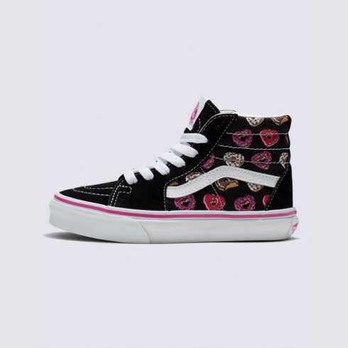 Vans Kids Love Vans Sk8-hi (black/pink)