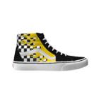 Vans Customs Yellow Flame Checkerboard Sk8-hi (customs)