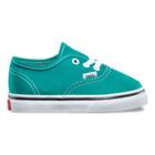 Vans Toddler Authentic (teal Blue/true White)